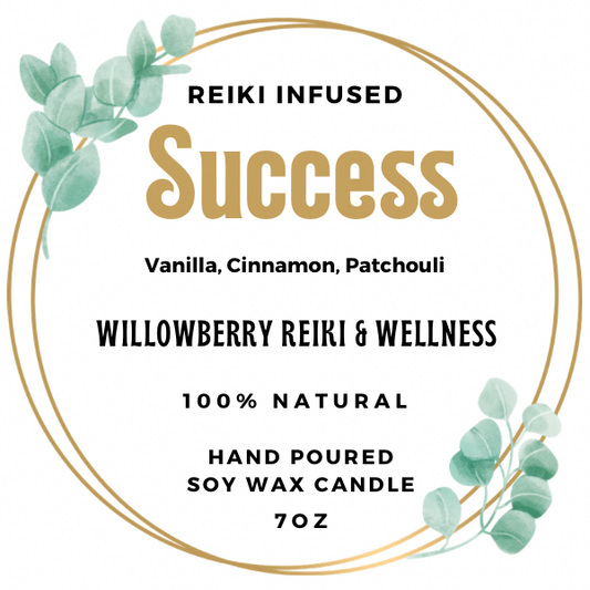 Success (Reiki Infused 7oz) Candle