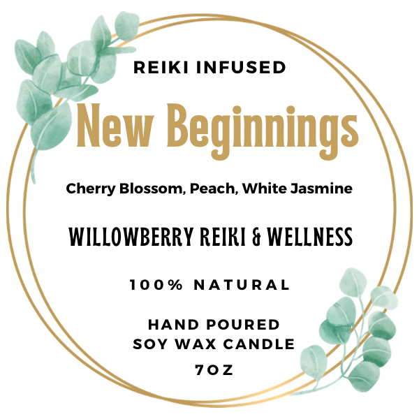 New Beginnings (Reiki Infused 7oz) Candle