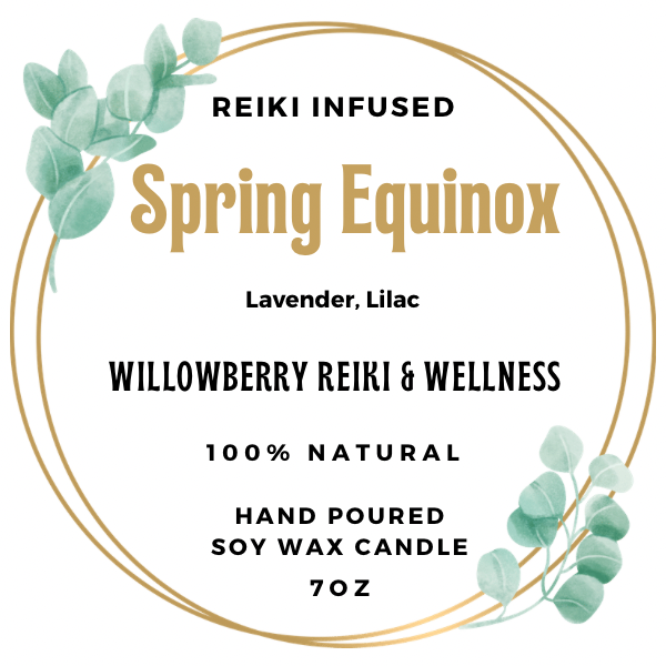 Spring Equinox (Reiki Infused 7oz) Candle